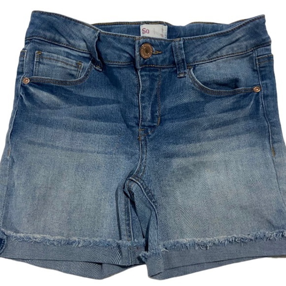 Girls Blue Jean Shorts SZ 12